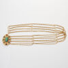 Christian Dior Cabochon Metal Belt