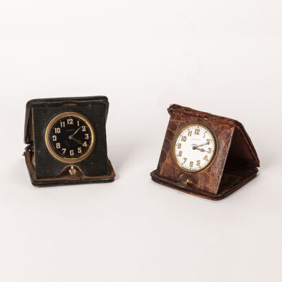 A Pair of Cased Car Clocks