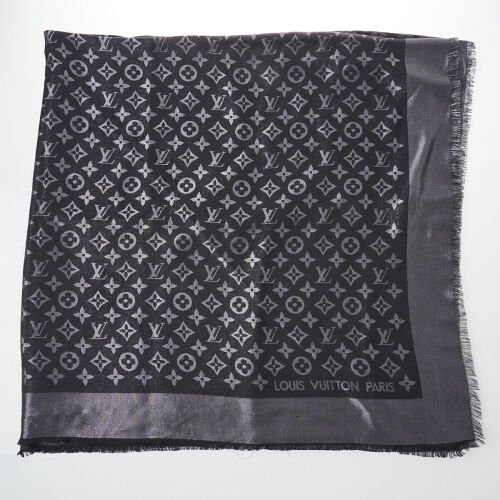 Louis Vuitton Monogram Metallic Scarf