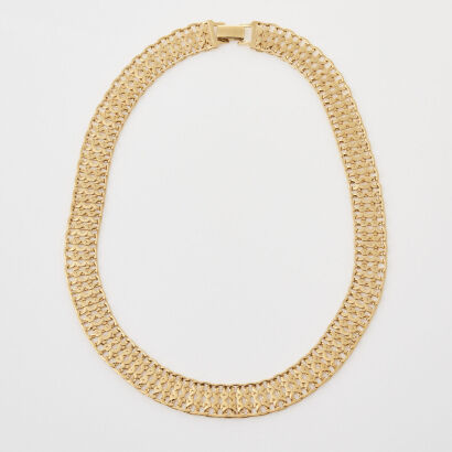 Monet Filigree Chain Necklace
