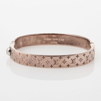 Louis Vuitton Nanogram Cuff Bangle