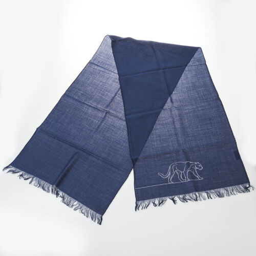 Cartier Silk and Cashmere Panthere Scarf