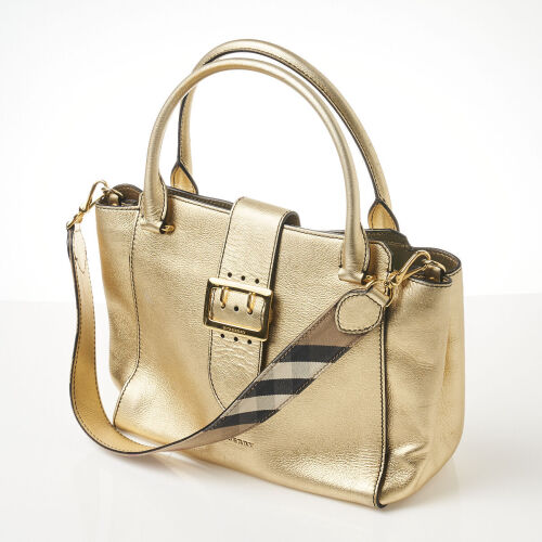 Burberry Metallic Buckle Bag