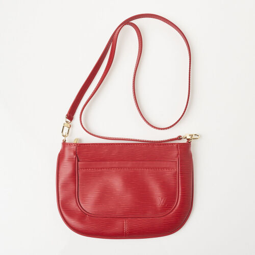 Louis Vuitton Red Epi Sarvanga Crossbody Bag