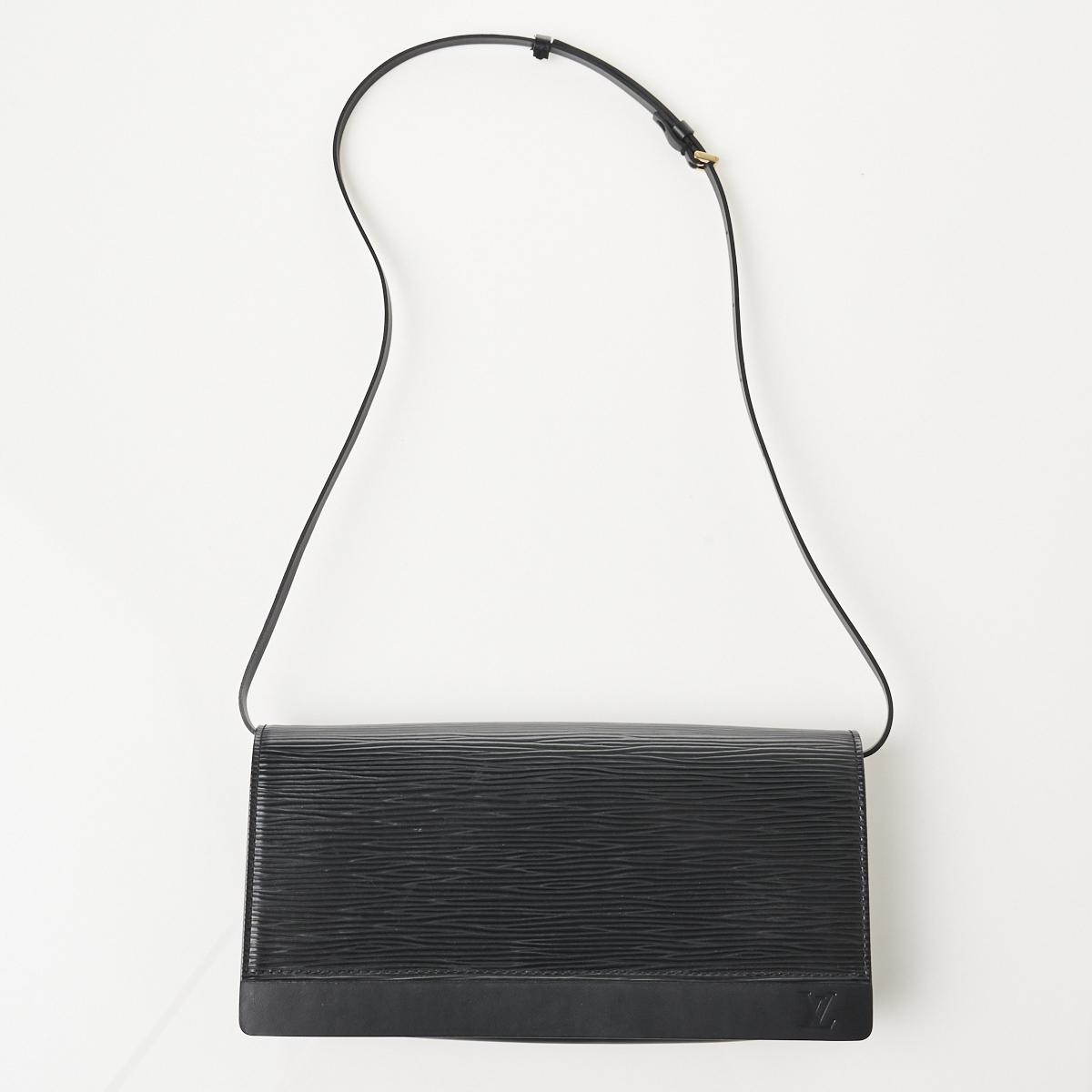 Louis Vuitton Black Epi Honfleur Bag
