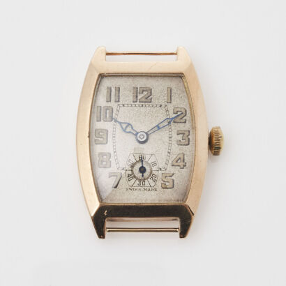 Circa 1930's, 9ct Gold watch