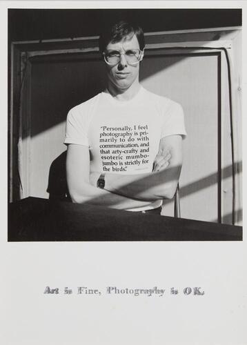 GRAHAM HOWE Art is Fine, Photography is OK