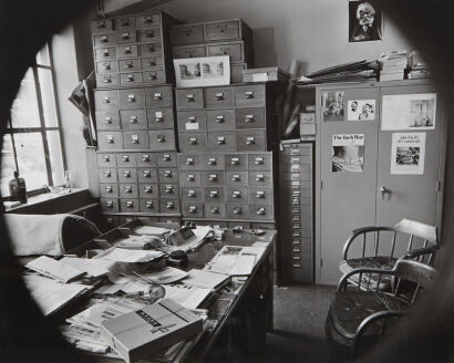 JOHN B TURNER The Photographer's Office, Dominion Musuem, Wellington, 1968