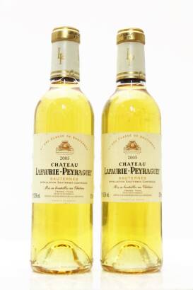 (2) 2005 Chateau Lafaurie-Peyraguey 375ml