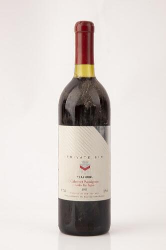 (1) 1988 Villa Maria Private Bin Cabernet Sauvignon, Hawkes Bay