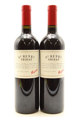 (2) 2002 Penfolds St. Henri Shiraz, South Australia [RP95] [JO97]