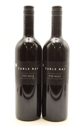 (2) 2017 Cable Bay Five Hills Merlot - Malbec - Cabernet Sauvignon, Waiheke Island