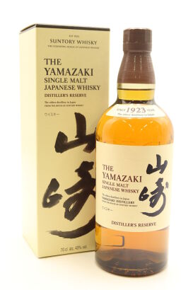 (1) The Yamazaki Distiller's Reserve Single Malt Japanese Whisky, 43% ABV