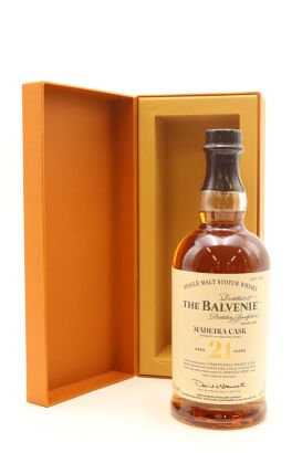 (1) Balvenie 21 Year Old Madeira Cask Finish Single Malt Scotch Whisky, 40% ABV (GB)