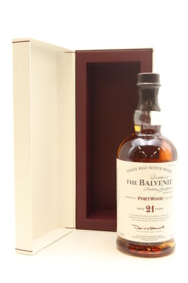 (1) Balvenie 21 Year Old Port Wood Single Malt Scotch Whisky, 40% ABV (GB)