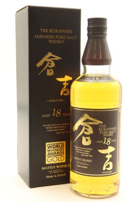 (1) Kurayoshi 18 Year Old Pure Malt Janpanese Whisky, 50% ABV, 700ml (GB)