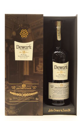 (1) Dewar's 18 Year Old The Vintage Blended Scotch Whisky, 40% ABV, 1000ml