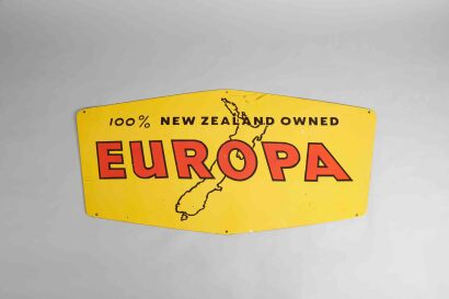 Europa Oil Sign