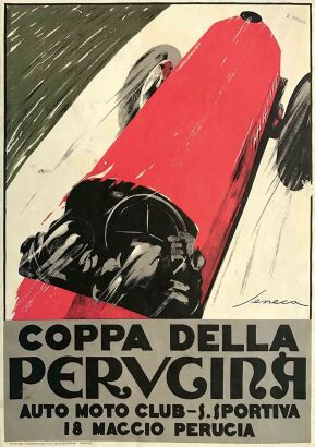 Federico Seneca - Coppa Della Perugina / Auto-Moto Club Ss.Sportiva 1925 Poster