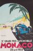 George Ham - 1933 Monaco Grand Prix Poster