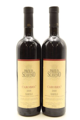 (2) 2008 Paolo Scavino Carobric, Barolo DOCG