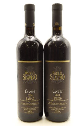 (2) 2004 Paolo Scavino Cannubi, Barolo DOCG [WS93]