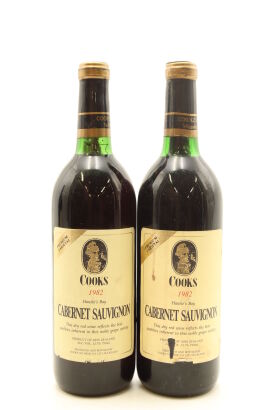 (2) 1982 Cooks Cabernet Sauvignon, Te Kauwhata (US)