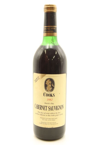 (1) 1982 Cooks Cabernet Sauvignon, Te Kauwhata (US)