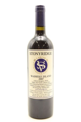 (1) 2007 Stonyridge Vineyard Larose, Waiheke Island