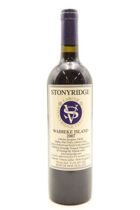 (1) 2007 Stonyridge Vineyard Larose, Waiheke Island