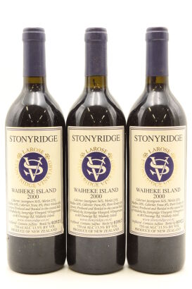 (3) 2000 Stonyridge Vineyard Larose, Waiheke Island [BC95]