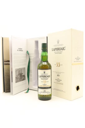(1) Laphroaig 33 Year Old The Ian Hunter Story Book 3, 49.9%ABV (GB)