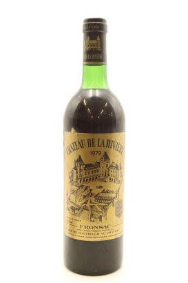 (1) 1979 Chateau de La Riviere, Fronsac