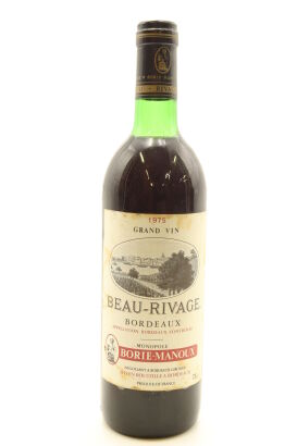 (1) 1975 Borie-Manoux Beau Rivage, Bordeaux, 730ml