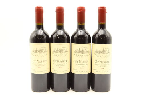 (4) 2011 St Nesbit Cabernet Merlot Petit Verdot, Auckland