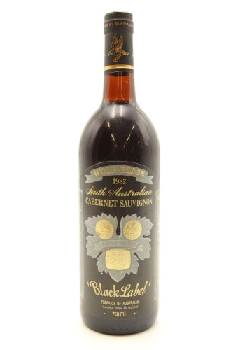 (1) 1982 Wolf Blass Black Label Cabernet Sauvignon, South Australia