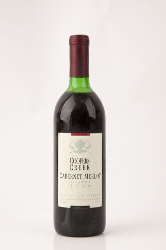 (1) 1989 Coopers Creek Cabernet Merlot, Huapai