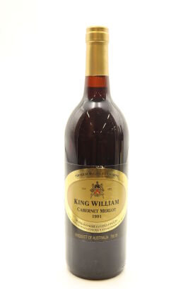 (1) 1991 King William Cabernet Merlot, McLaren Vale