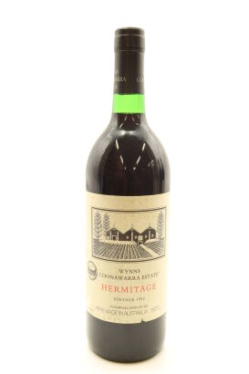 (1) 1992 Wynns Coonawarra Estate Hermitage Cabernet Sauvignon, Coonawarra