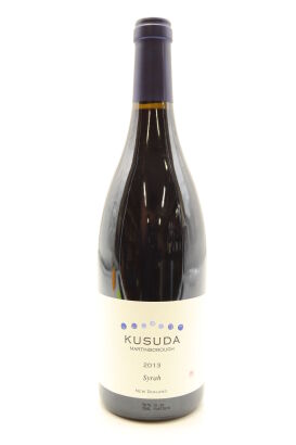 (1) 2013 Kusuda Syrah, Martinborough [JR17.5] [BC95]