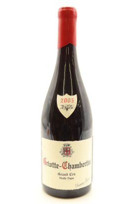 (1) 2005 Domaine Fourrier Griotte-Chambertin Grand Cru Vieille Vigne, Cote de Nuits [JR17.5]