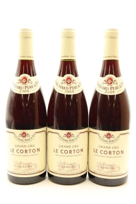 (3) 2008 Bouchard Pere & Fils Le Corton Grand Cru, Cote de Beaune [JR17]