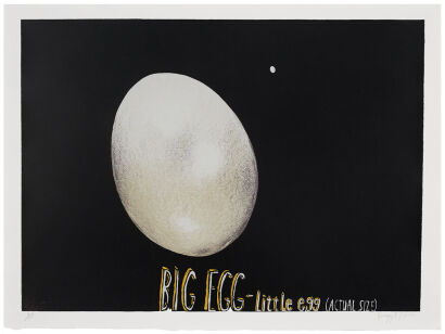 DICK FRIZZELL, Big Egg - Little Egg (Actual Size)