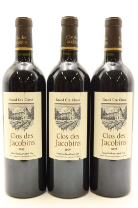 (3) 2009 Chateau Clos des Jacobins, Saint-Emilion Grand Cru