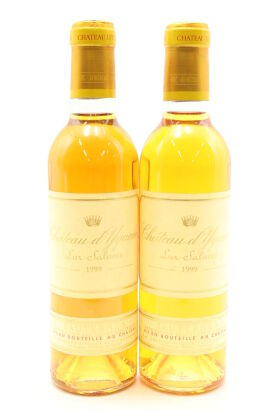 (2) 1999 Chateau d'Yquem, Sauternes, 375ml