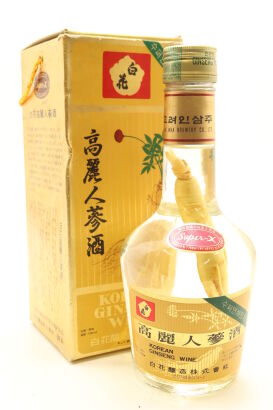 (1) Korean Ginseng Wine, 35% ABV