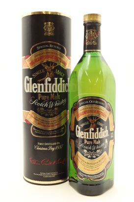 (1) Glenfiddich Special Old Reserve Single Malt Scotch Whisky, 43% ABV, 1000ml, Circa 1980s