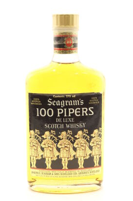 (1) Seagram's 100 Pipers Blended Scotch Whisky, 375ml, Circa 1970s