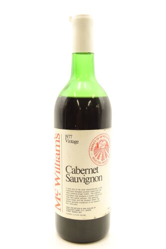 (1) 1977 McWilliams Cabernet Sauvignon, Hawkes Bay (LS)