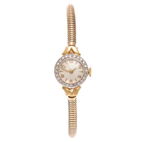 9ct Diamond Cocktail Wristwatch *